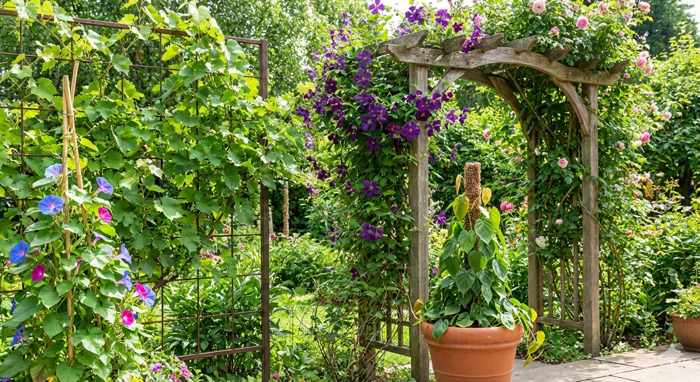 How to Support Climbing and Vining Plants