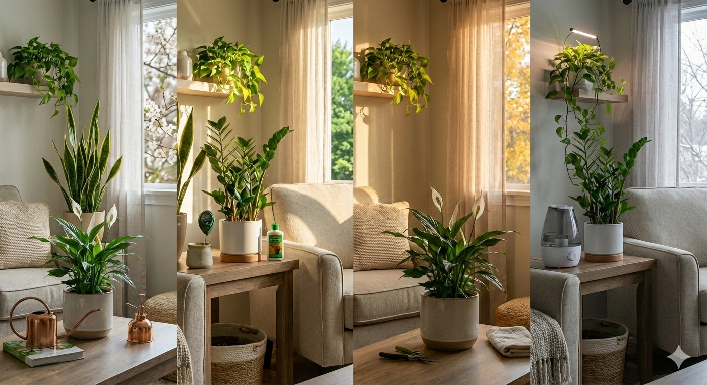 How to Care for Indoor Plants Year-Round ?