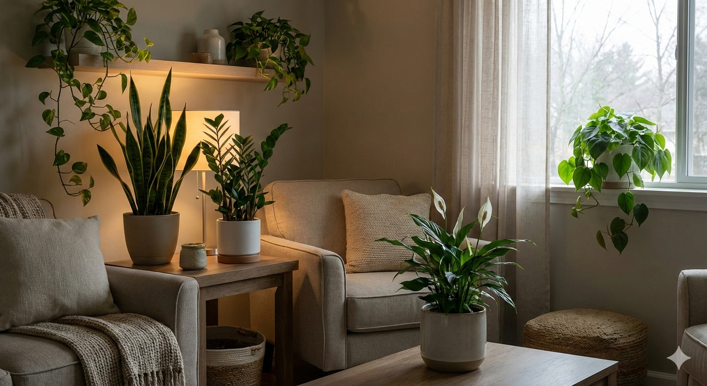 Low-Light Indoor Plants That Are Easy to Maintain