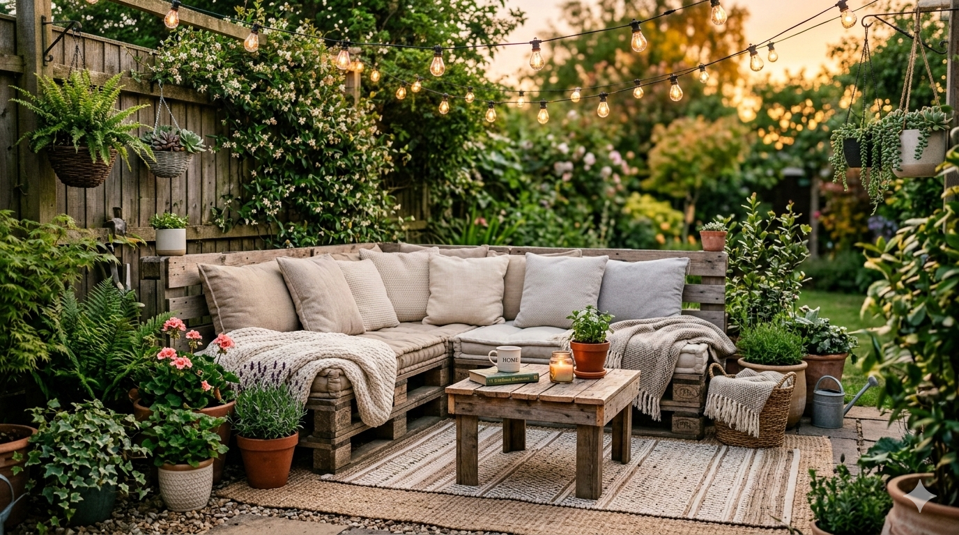 How to Create a Cozy Garden Seating Area on a Budget