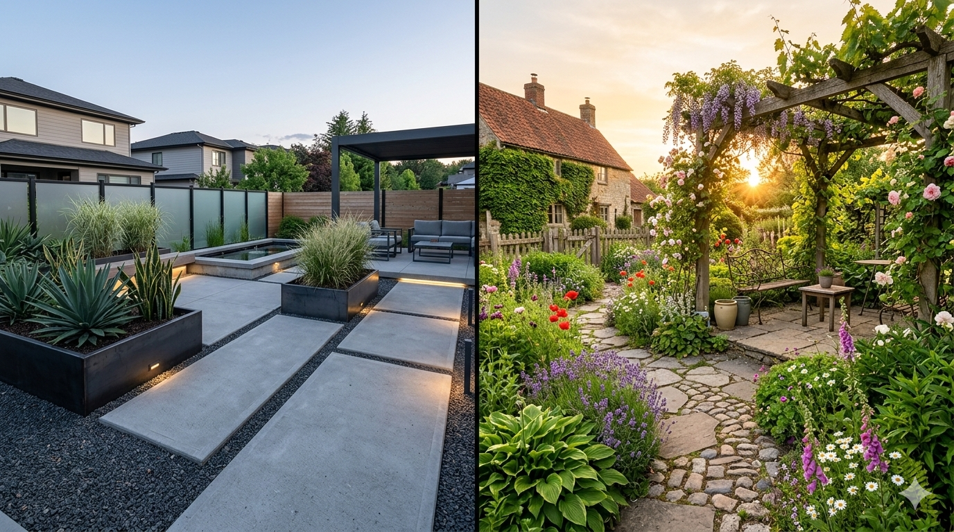 Modern vs Rustic Garden Design: Which Style Fits Your Space?